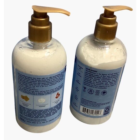 2 Shea Moisture Manuka Honey & Yogurt Hydrate + Repair Conditioner 13 Fl Oz Each - Picture 4 of 4